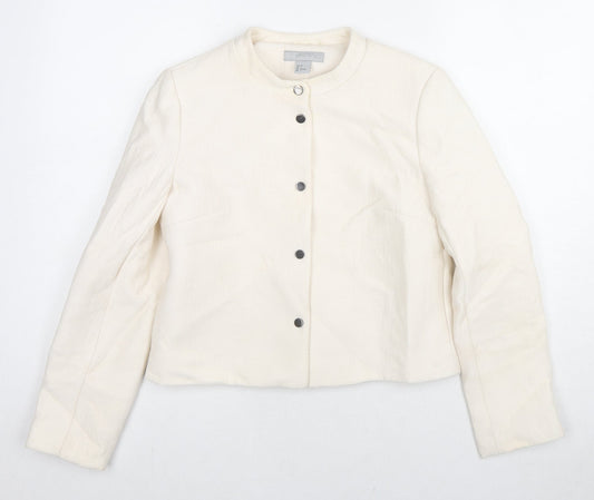 Womens UK Size 8 H&M Ivory Jacket