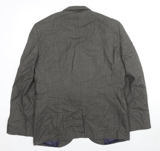 Mens UK Size 42 NEXT Regular Grey Suit Jacket