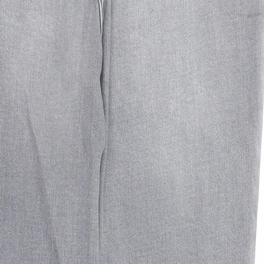 Womens UK Size 14 Papaya Regular Fit Skinny Grey Jeans
