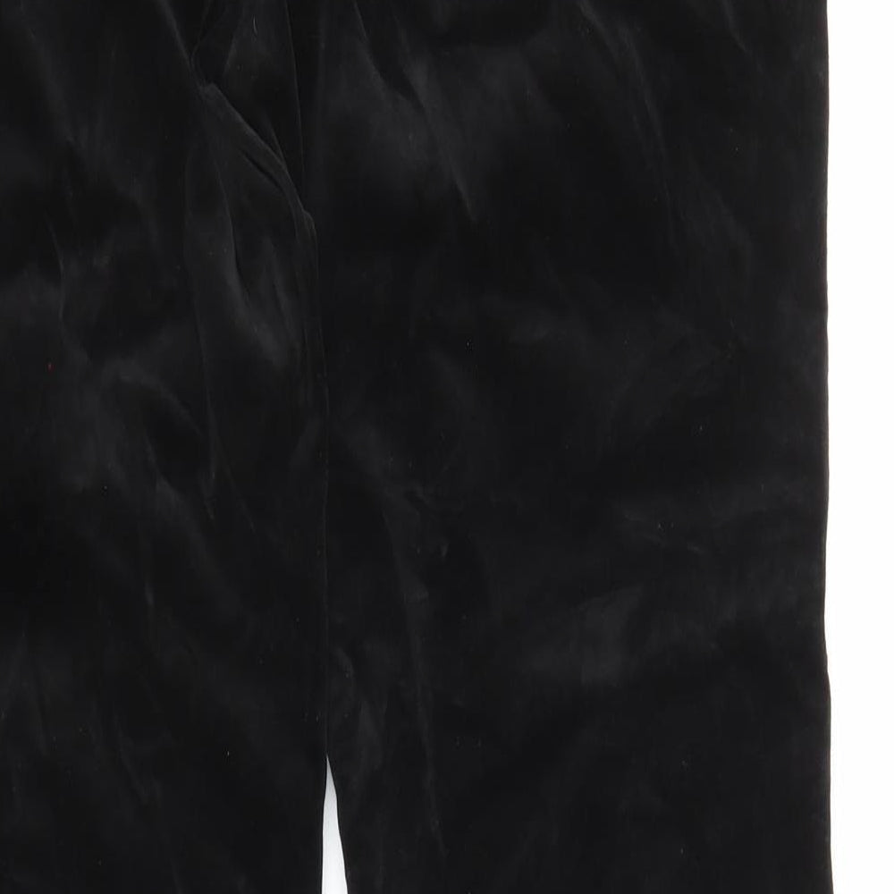 Womens UK Size 30 Gap Regular Fit Black Trousers