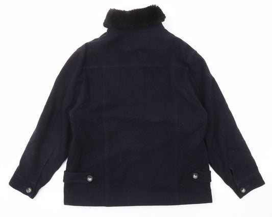 Womens UK Size 12 Charlotte Halton Blue Jacket
