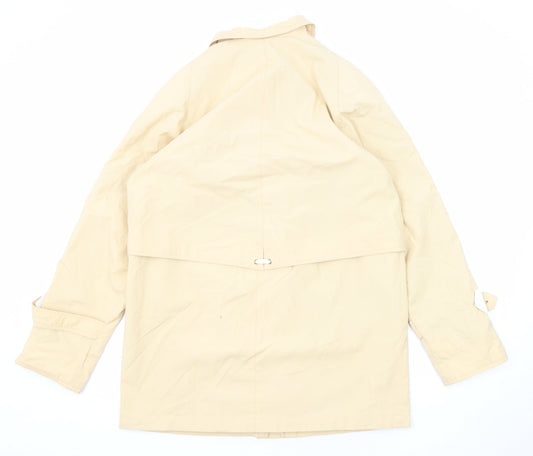 Berkertex Womens Ivory Jacket Coat Size 10 Zip