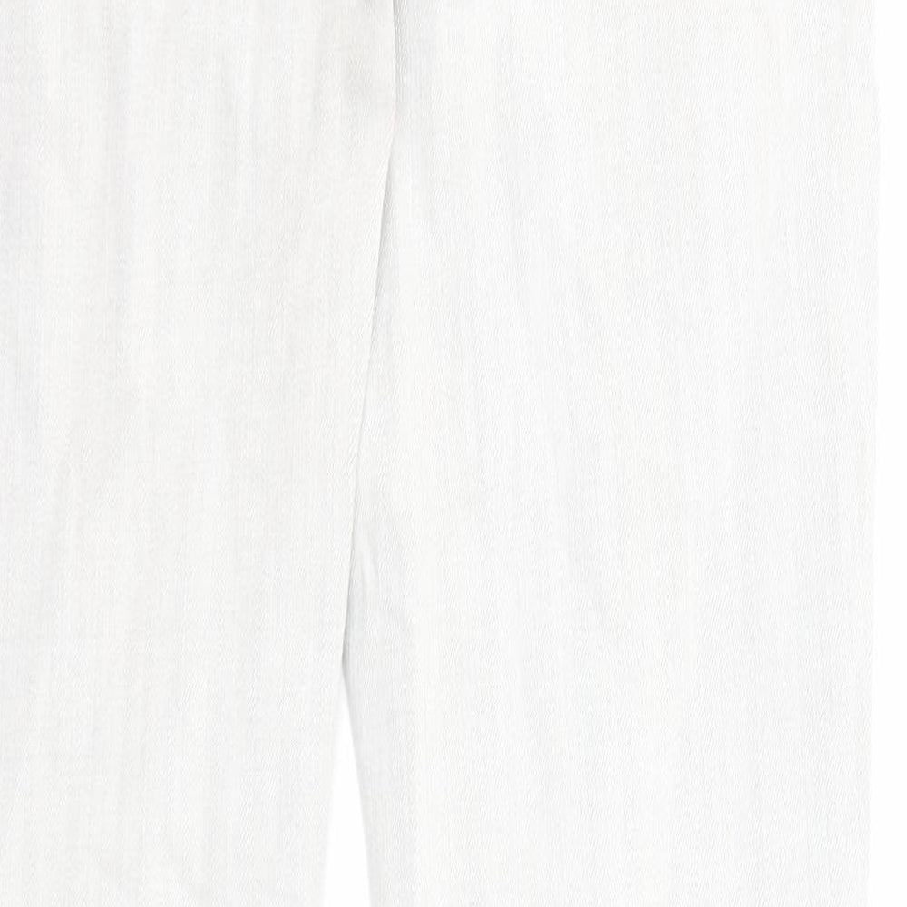 Cache Cache Womens Grey Cotton Straight Jeans Size 30 in L31 in Regular Zip