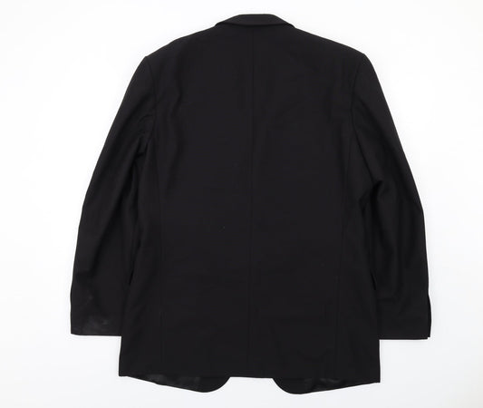 Mens UK Size 42 Copperstone Regular Black Suit Jacket