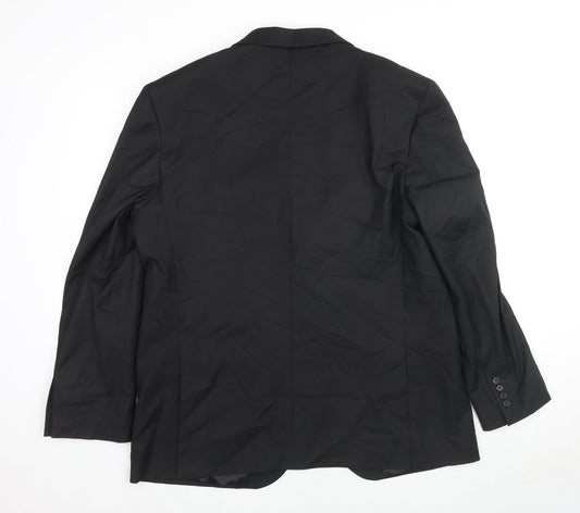 Mens UK Size 44 Marks and Spencer Regular Black Suit Jacket