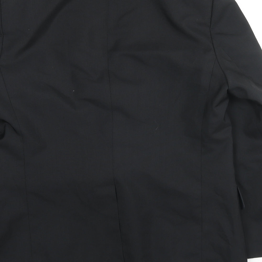 Mens UK Size 42 Burton Regular Black Suit Tuxedo