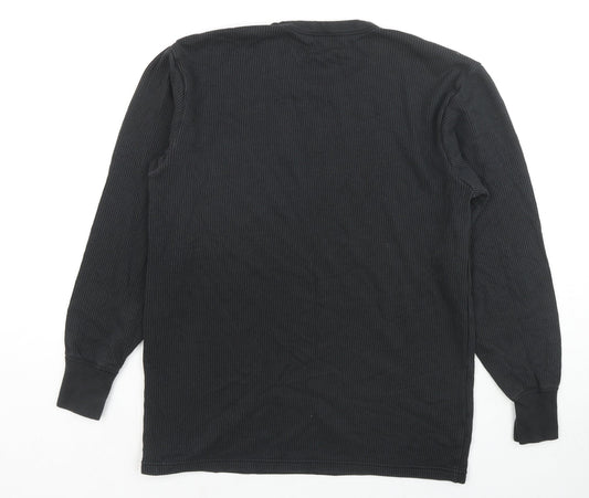 Womens UK Size S Marks and Spencer Black Pullover Sweatshirt