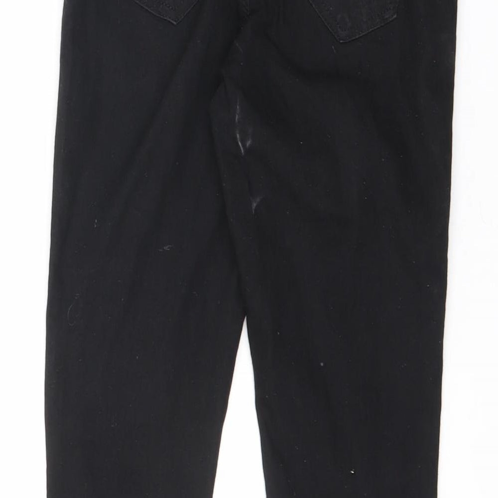 Denim & Co. Womens Black Cotton Jegging Jeans Size 8 L29 in Regular