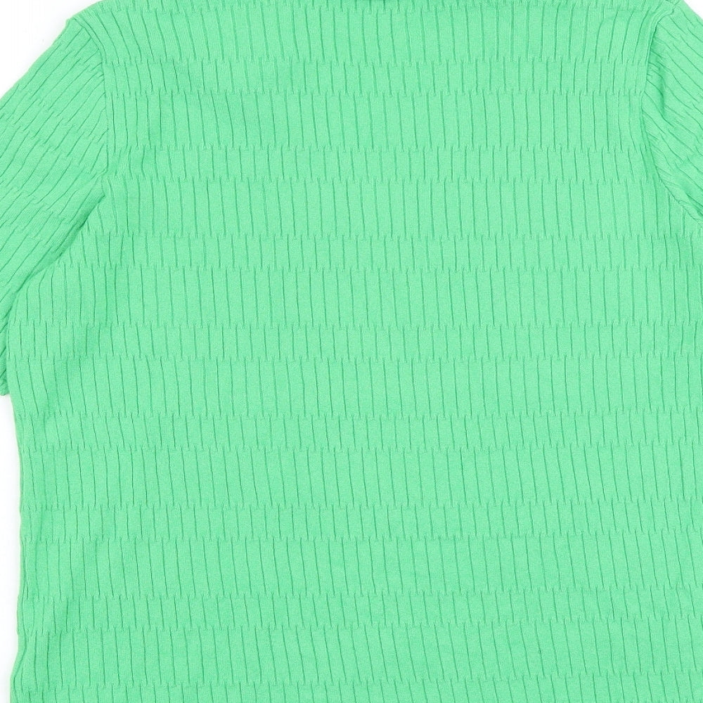 Womens UK Size M Marks and Spencer Green Pullover Jumper