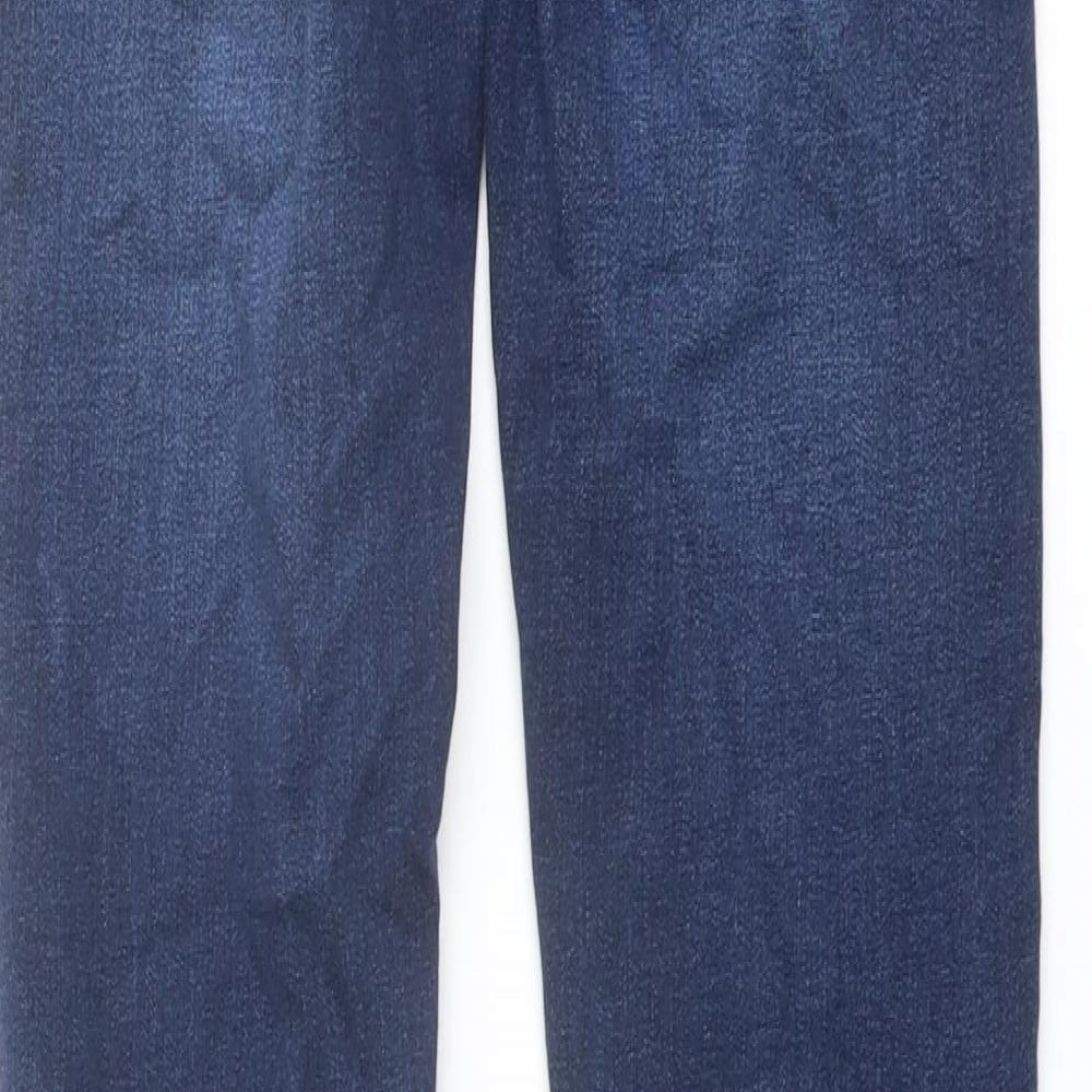 NEXT Mens Blue Cotton Skinny Jeans Size 27 in L33 in Regular Button