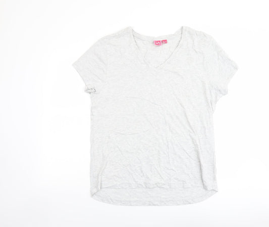 Womens UK Size 20 LA Gear Grey Basic T-Shirt
