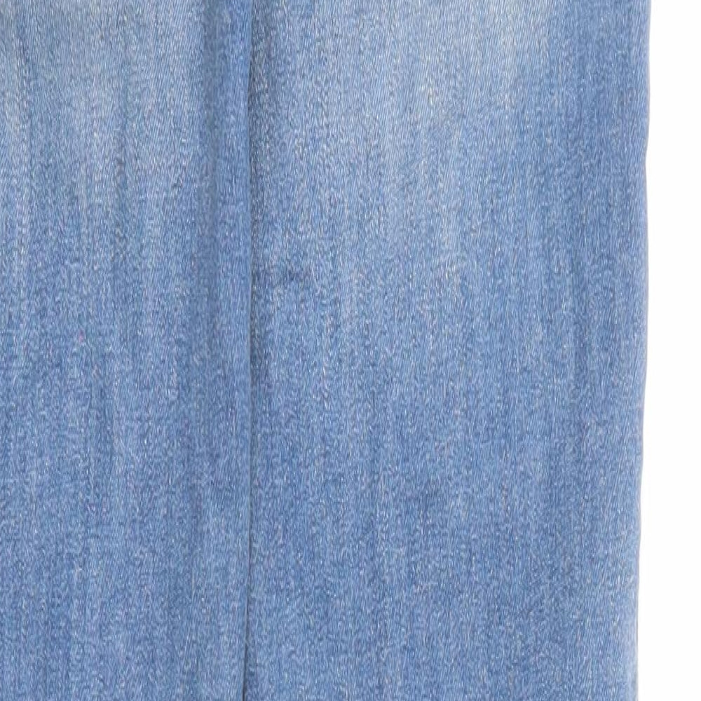 Lee Cooper Womens Blue Cotton Skinny Jeans Size 24 L31 in Regular Zip