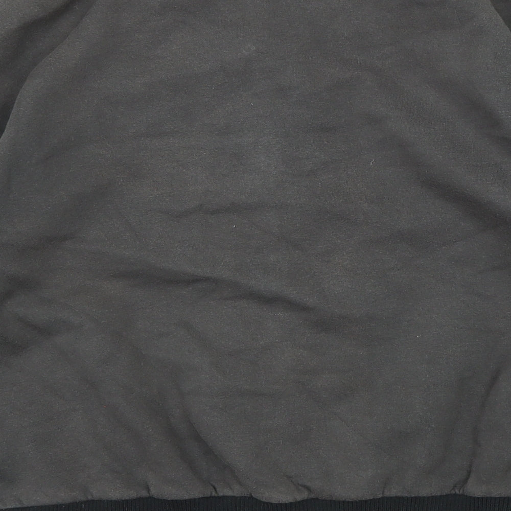 Divided by H&M Womens Grey Geometric Bomber Jacket Jacket Size 2XS Snap