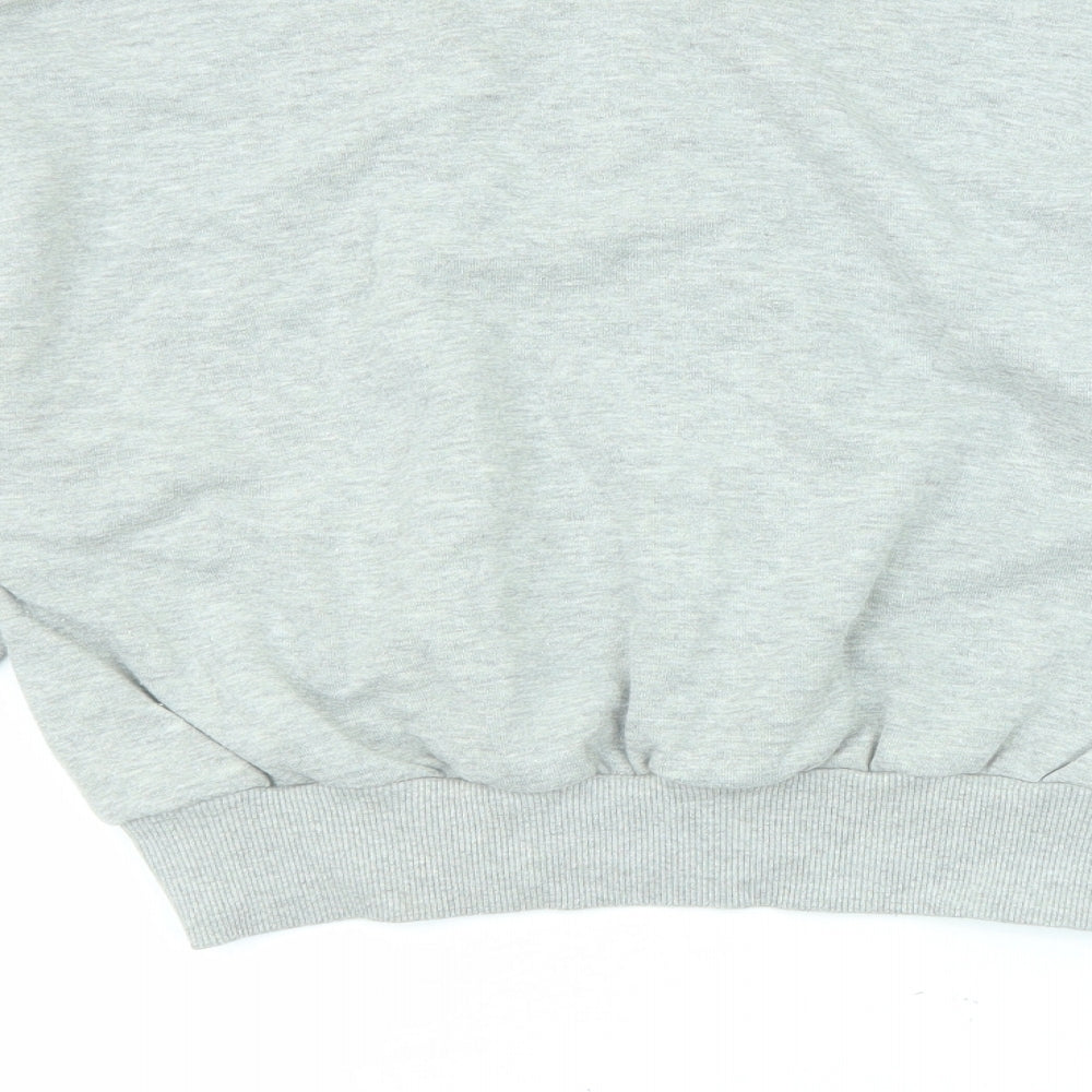 Womens UK Size S FOREVER 21 Grey Pullover Sweatshirt