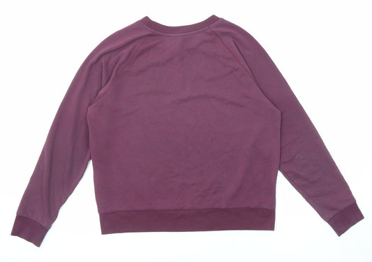 Womens UK Size M Divided by H&M Purple Pullover Sweatshirt