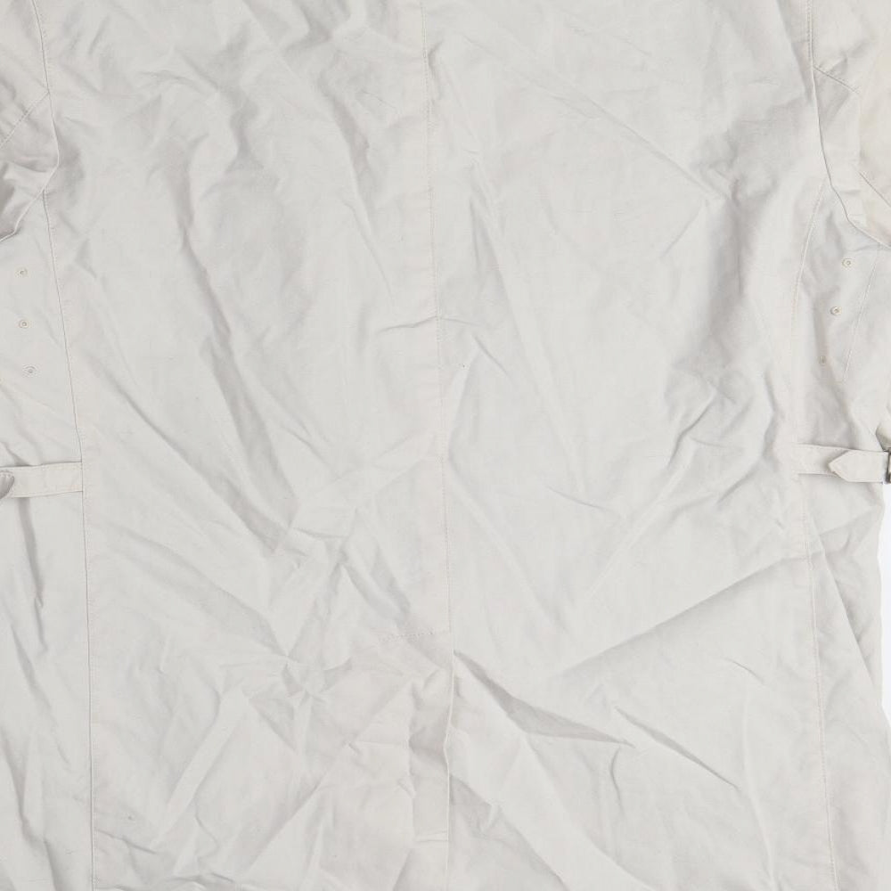 Autograph Womens Beige Jacket Size L Button