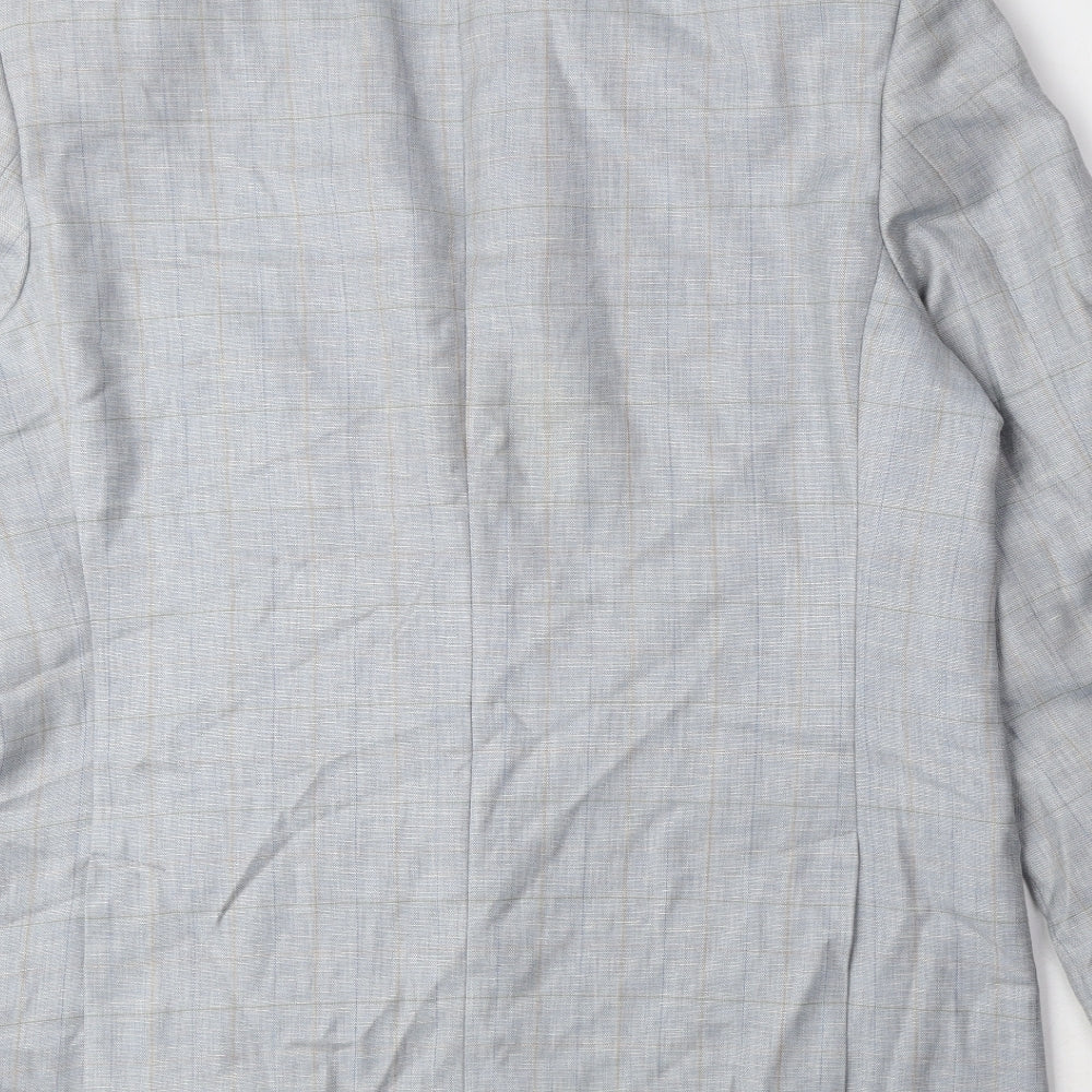 Mens UK Size 42 Di Caprio Regular Blue Suit Jacket