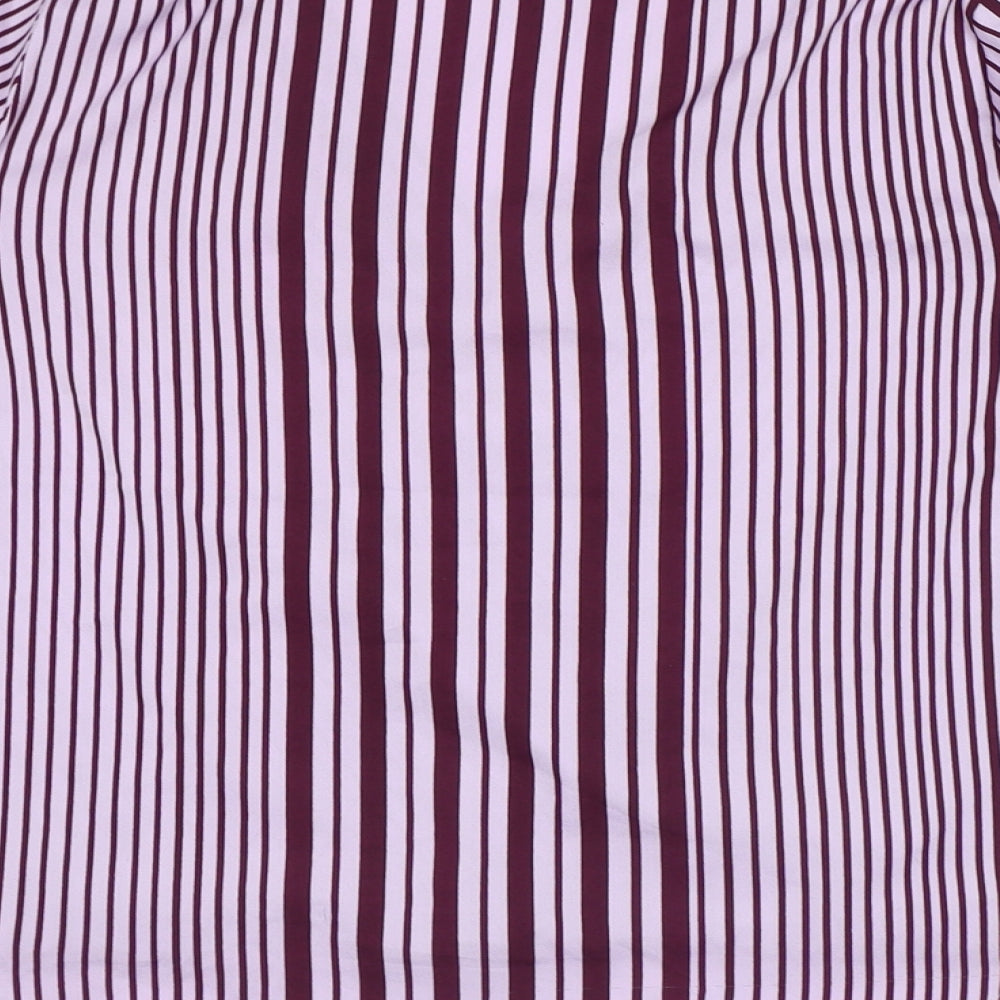 Womens UK Size 10 NEXT Purple Basic Blouse
