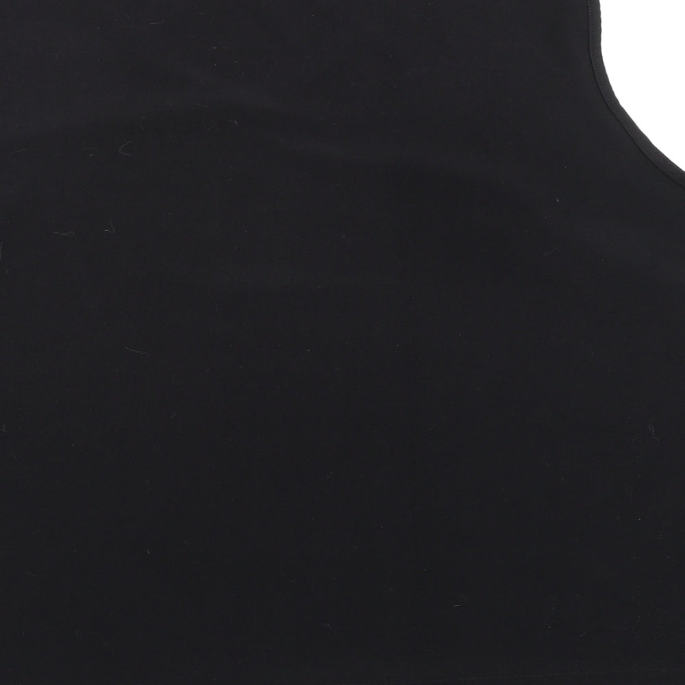 Womens UK Size 26 essence Black Basic Tank
