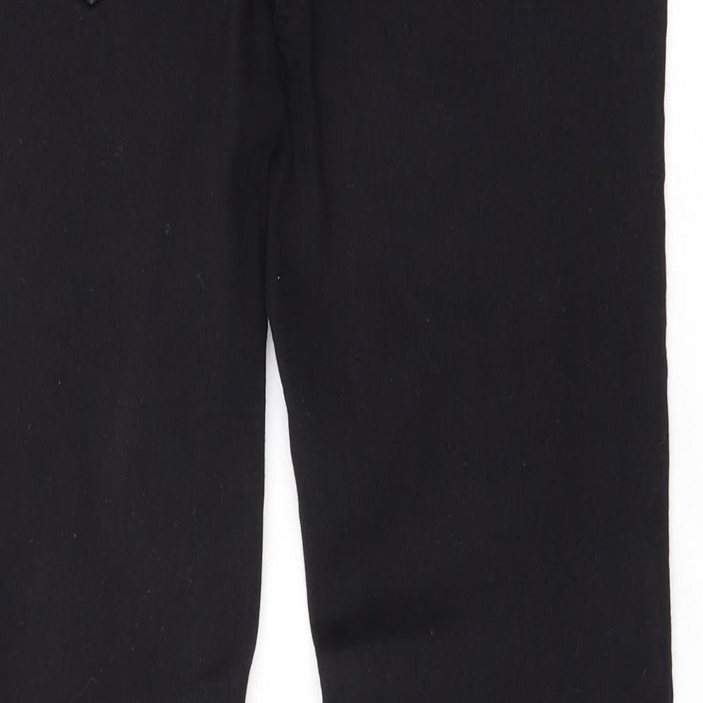 Debenhams Womens Black Cotton Jegging Jeans Size 10 L29 in Regular