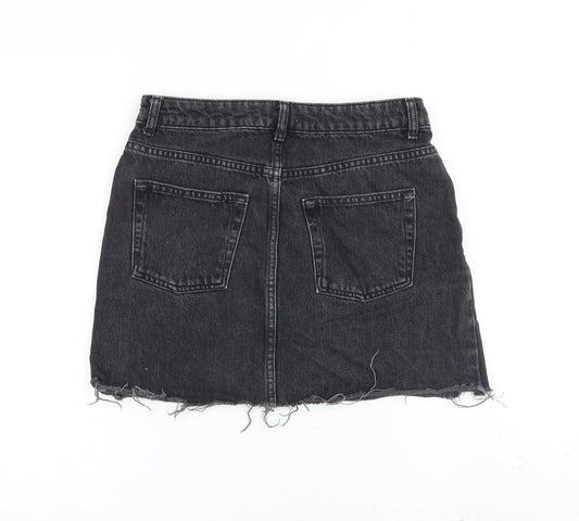 Womens UK Size 10 Topshop Mini Denim Skirt