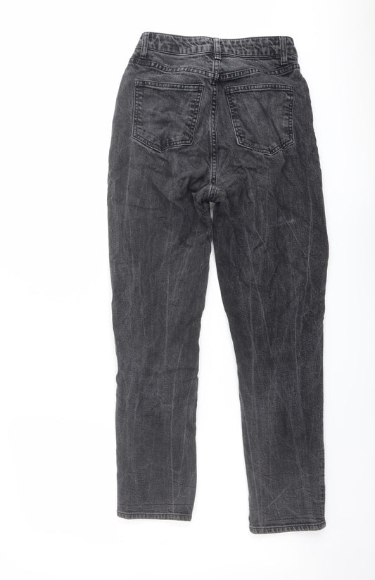 Womens UK Size 6 H&M Regular Fit Tapered Grey Jeans