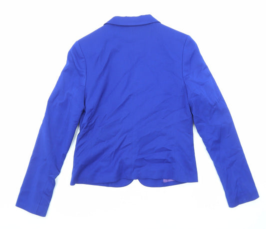 Divided by H&M Womens Blue Jacket Blazer Size 8 Button