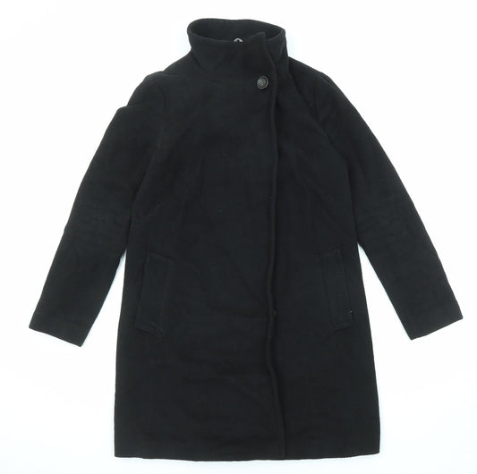 Womens UK Size S Gap Black Overcoat