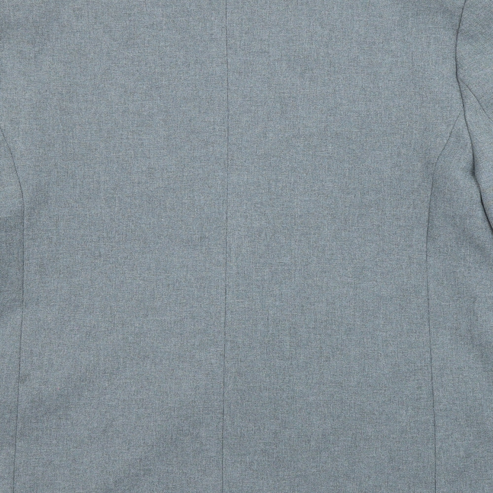 Debenhams Womens Grey Polyester Jacket Blazer Size 14