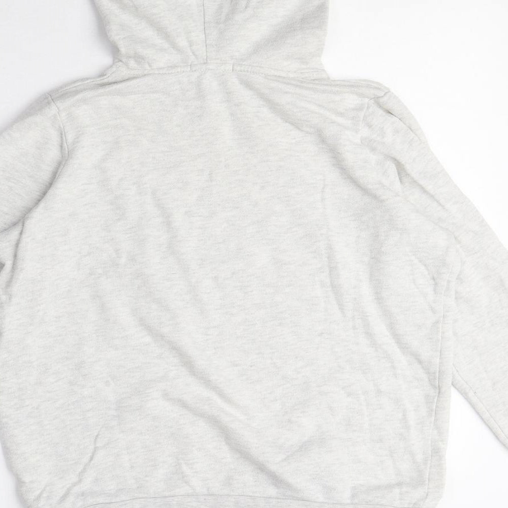 Amisu Womens Grey Cotton Pullover Hoodie Size S Pullover - Think