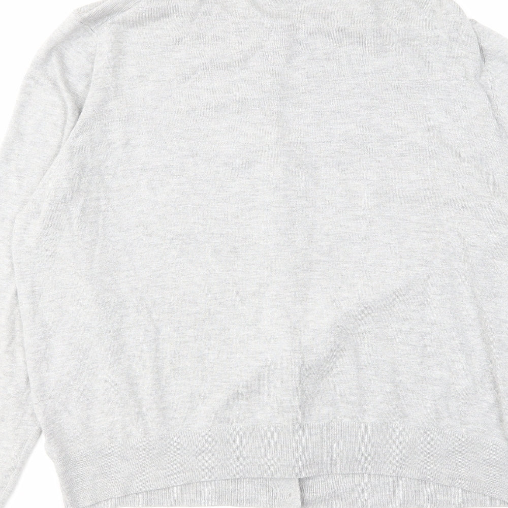 Womens UK Size 18 Marks and Spencer Grey Cardigan Jumper