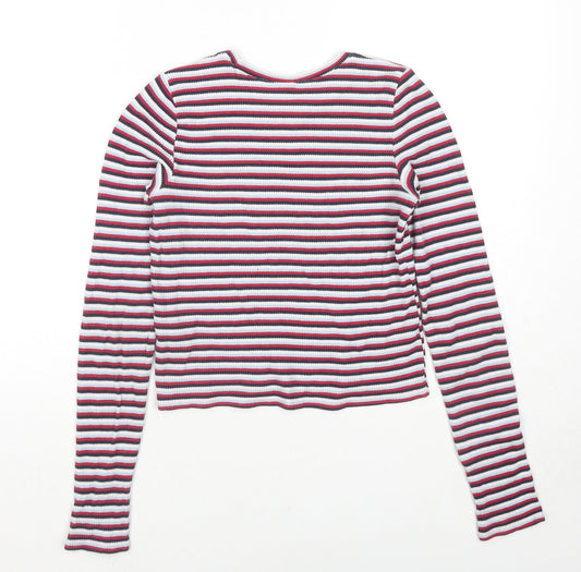 Womens UK Size M Hollister Red Pullover Jumper