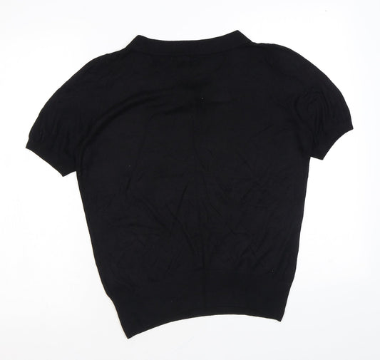 Womens UK Size S H&M Black Pullover Jumper