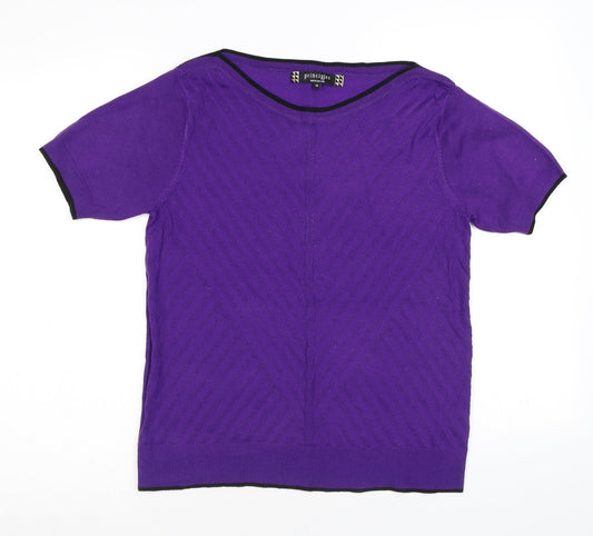 Womens UK Size 12 Principles Purple Pullover Jumper