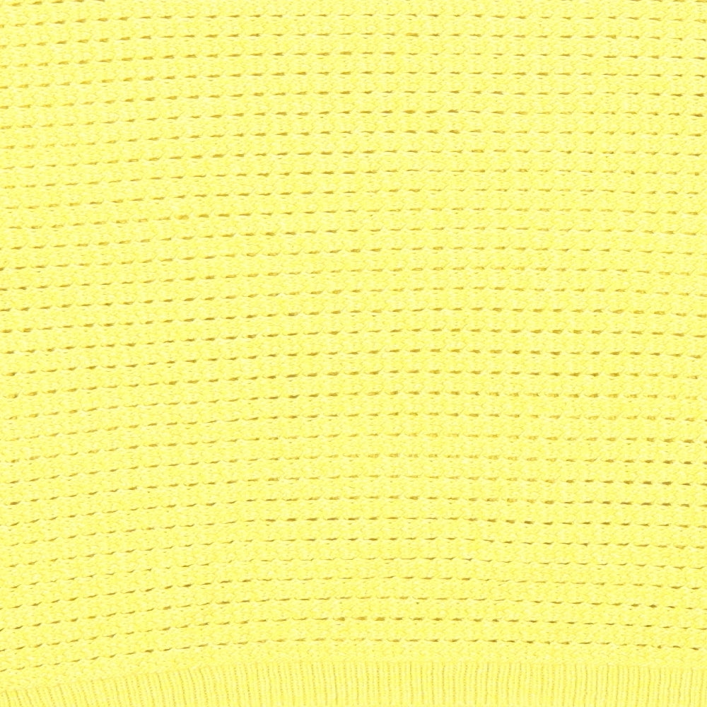 Womens UK Size L Marks and Spencer Yellow Pullover Jumper