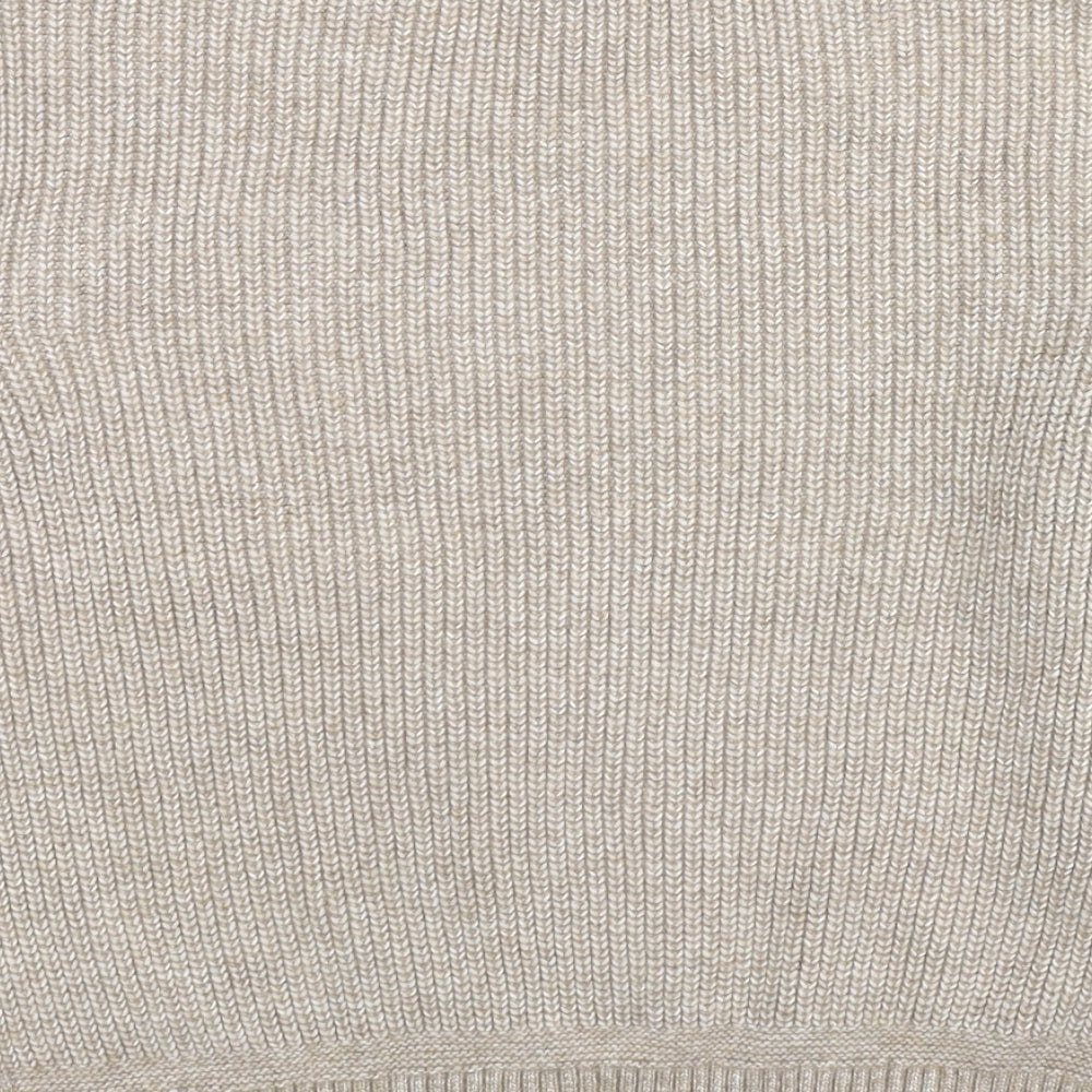 Womens UK Size S Marks and Spencer Beige Pullover Jumper