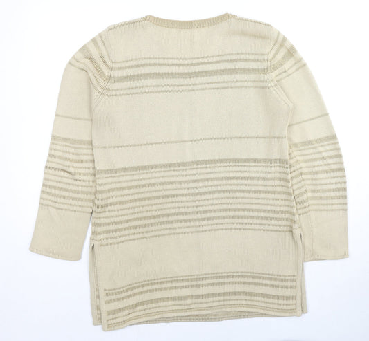 Womens UK Size 14 St Michael Beige Pullover Jumper