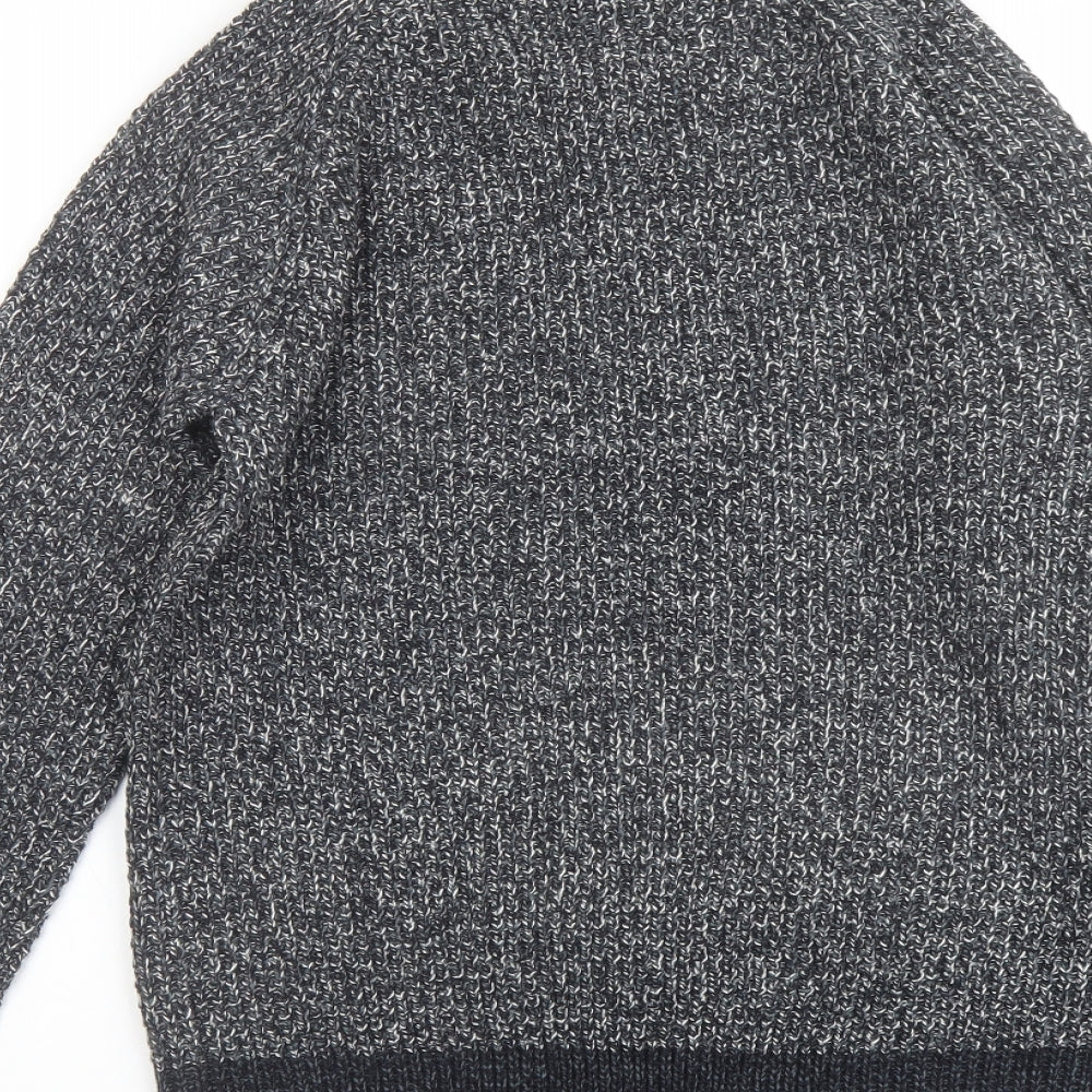 Mens UK Size S Marks and Spencer Grey Pullover Jumper