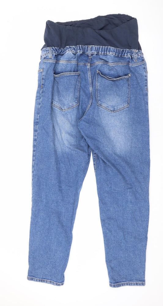 Urban Bliss Womens Blue Cotton Straight Jeans Size 16 L29 in Regular