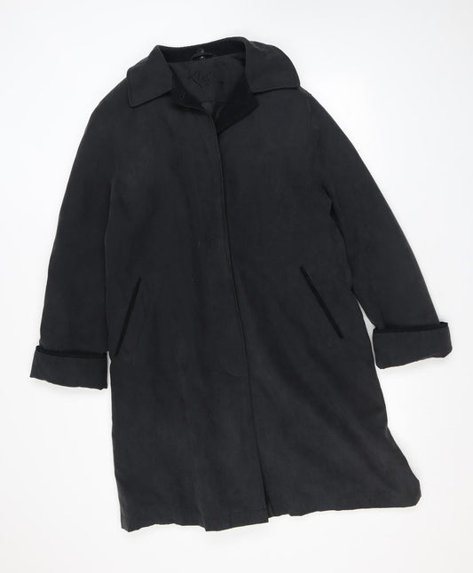 Womens UK Size 12 Klass Black Pea Coat