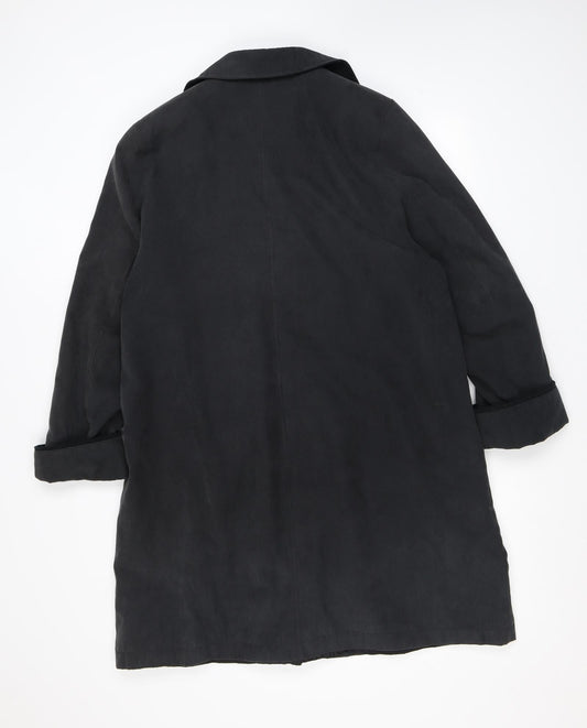 Womens UK Size 12 Klass Black Pea Coat