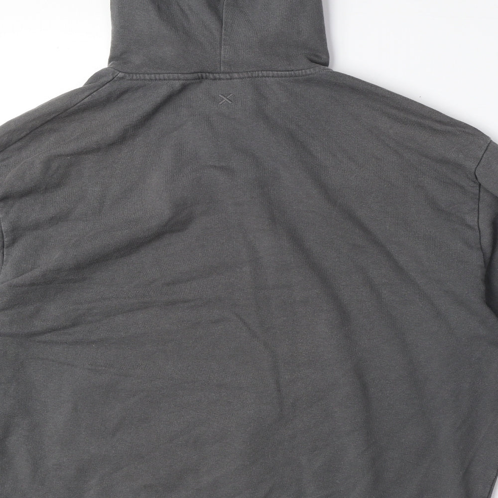 Mens UK Size M COLLUSION Grey Pullover Hoodie