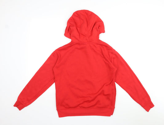Womens UK Size XS Disney Red Pullover Hoodie