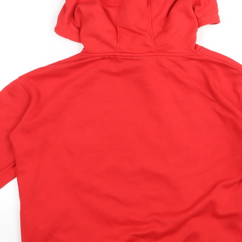 Womens UK Size XS Disney Red Pullover Hoodie