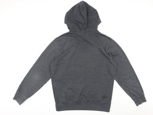 Mens UK Size M Russell Athletic Grey Pullover Hoodie