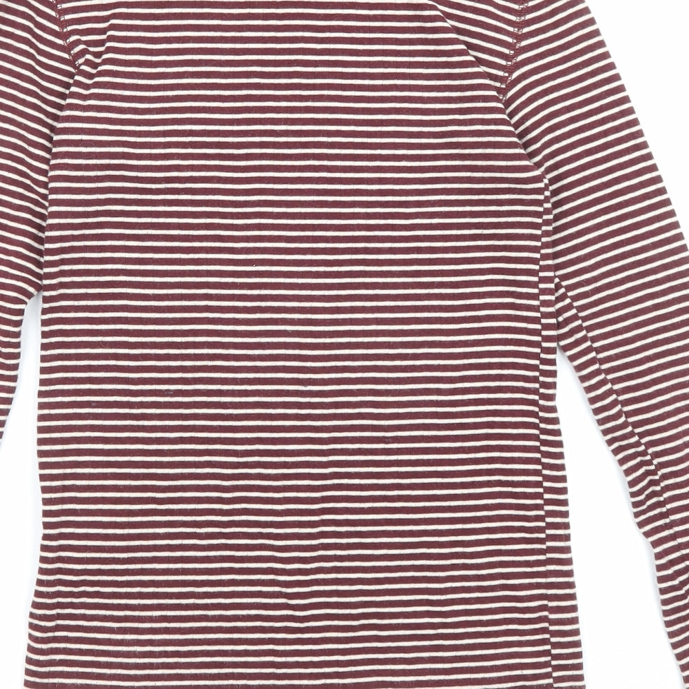 Womens UK Size XS Cooperative Purple Basic T-Shirt