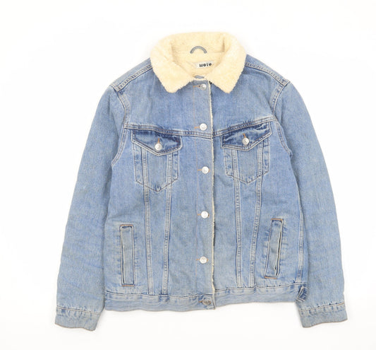 Womens UK Size 6 Topshop Blue Jacket