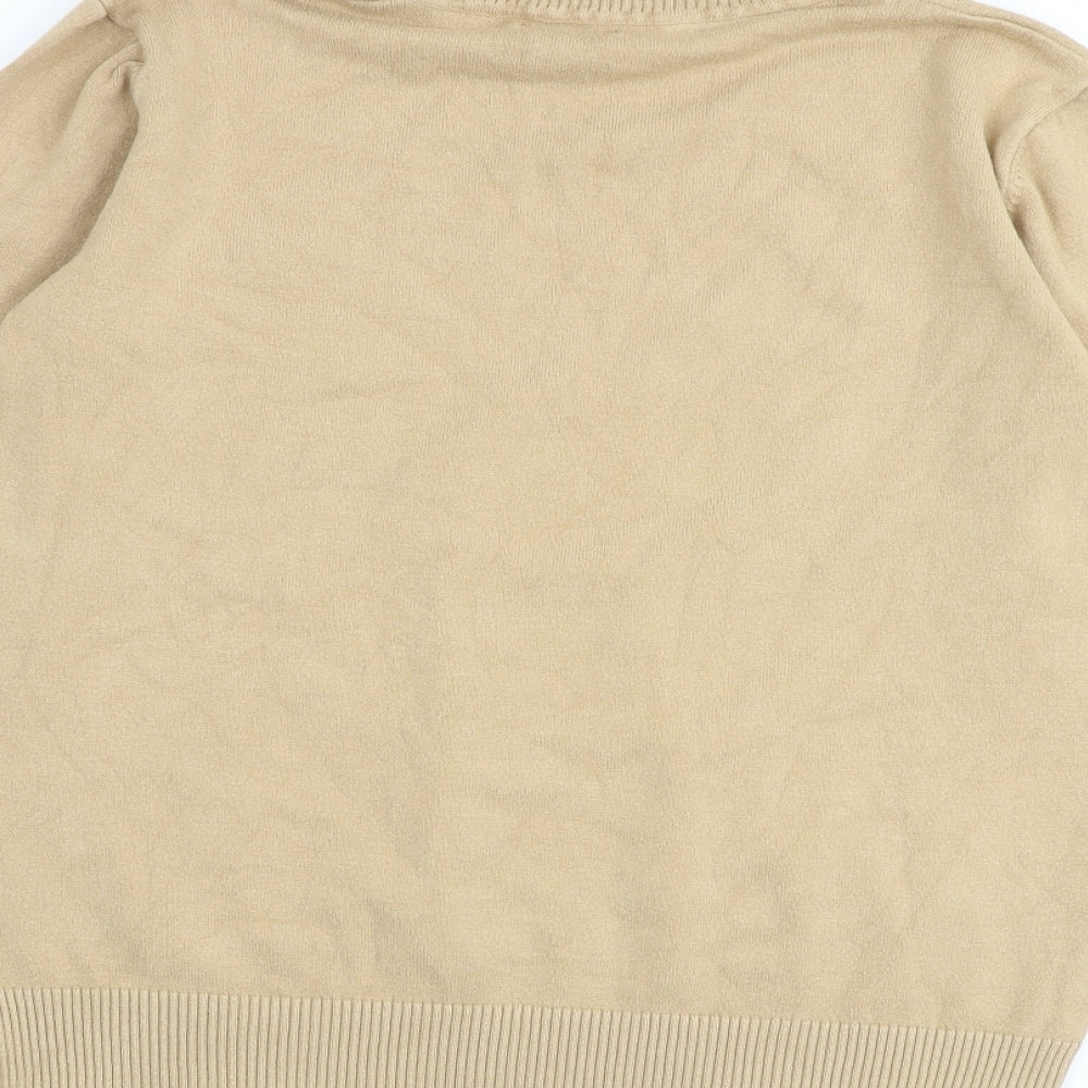 Womens UK Size M Selection Beige Pullover Jumper