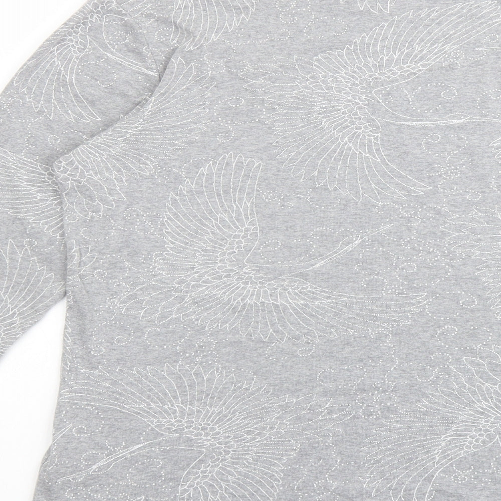 Womens UK Size 16 Marks and Spencer Grey Basic Blouse