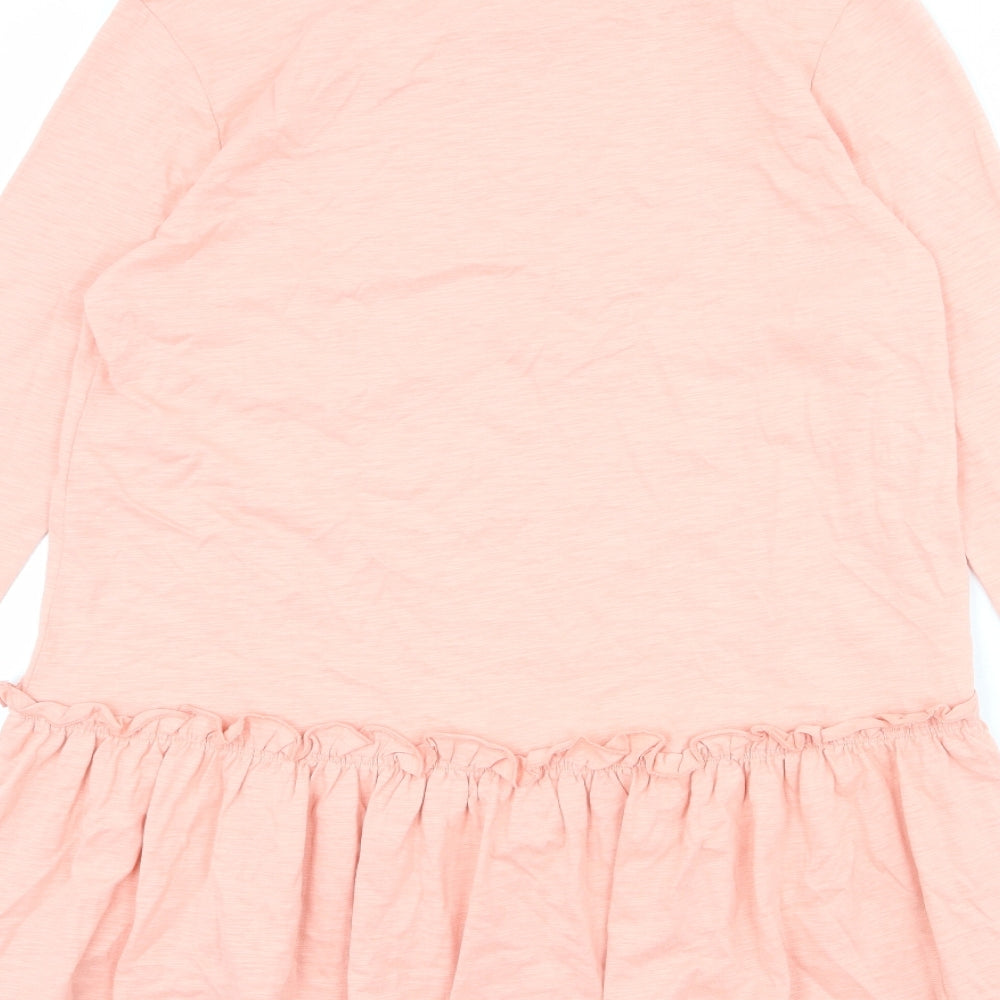 Womens UK Size 12 Simply Be Pink Basic Blouse